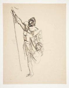 Study for Crusaders Sighting Jerusalem (obraz olejny) autorstwa Edwin Austin Abbey
