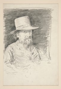 Study for General Meade: szkic do muralu do budynku stolicy stanu w Harrisburgu, Pensylwania, 1902-1911 (ukończony przez Johna Singera Sargenta) autorstwa Edwin Austin Abbey