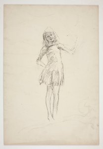 Studium dla Pucka, z Nocy letniej autorstwa Edwin Austin Abbey