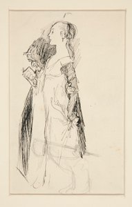 Studium Edukacji Izabeli (obraz olejny) autorstwa Edwin Austin Abbey