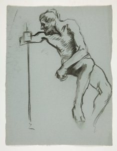 Study for The Spirit of Vulcan, Genius of the Workers in Iron and Steel, capitol rotunda, Harrisburg, Pensylwania autorstwa Edwin Austin Abbey