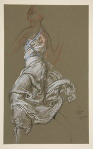 Studium dla liczby 10 rano w autorstwa Edwin Austin Abbey