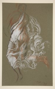 Studium dla figury 14.00 w autorstwa Edwin Austin Abbey