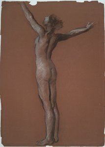 Studium dla figury 6 rano w autorstwa Edwin Austin Abbey