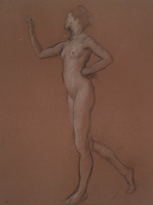 Studium dla liczby 7 rano dla autorstwa Edwin Austin Abbey