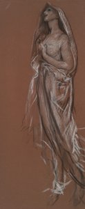 Studium dla liczby 4 rano(?) w autorstwa Edwin Austin Abbey