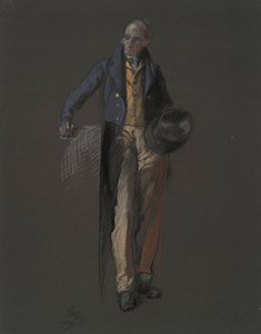 Studium do postaci Stephana Girarda, w autorstwa Edwin Austin Abbey