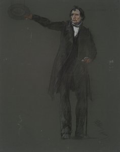 Studium dla postaci Thaddeusa Stevensa, in autorstwa Edwin Austin Abbey