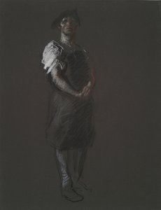 Studium postaci robotnika, w autorstwa Edwin Austin Abbey