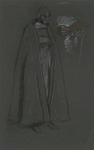 Gabinet biskupa do koronacji Edwarda VII autorstwa Edwin Austin Abbey