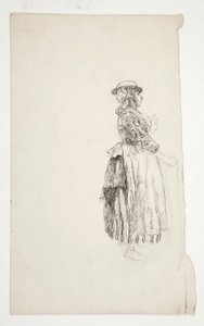 Studium kobiety ze wsi autorstwa Edwin Austin Abbey