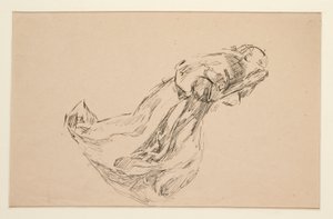 Studium anioła (na witraż? na sufit?) autorstwa Edwin Austin Abbey