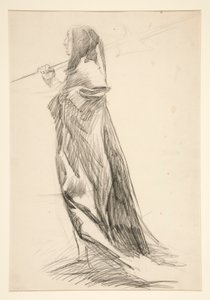 Studium halabardników od króla Ryszarda III autorstwa Edwin Austin Abbey