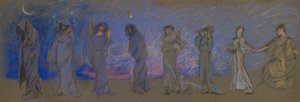 Godziny autorstwa Edwin Austin Abbey