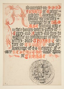 Projekt strony tytułowej, Scribner autorstwa Edwin Austin Abbey