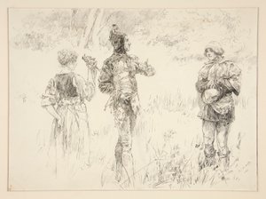 Kamień probierczy: autorstwa Edwin Austin Abbey