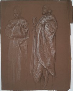 Niezidentyfikowane badanie autorstwa Edwin Austin Abbey