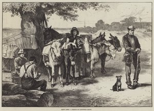 Quiet Times, szkic o Hampstead Heath autorstwa Edwin Buckman