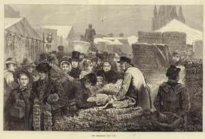 Targi Cebulowe w Birmingham (grawerowanie) autorstwa Edwin Buckman