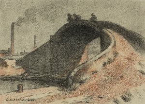 Canal Bridge (pastel na papierze)