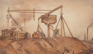 In the Gin Pit (akwarela na papierze)