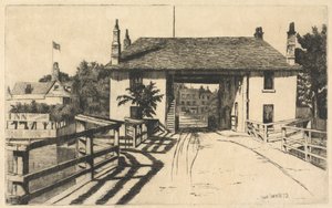 Tawerna Fulham Bridge autorstwa Edwin Edwards