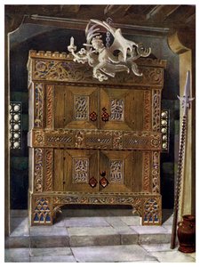 Późnogotycki schrank, 1910. autorstwa Edwin Foley