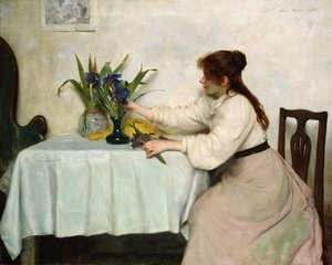 Układanie irysów autorstwa Edwin Harris