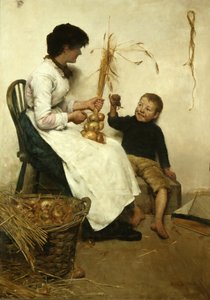 Jego pierwszy połów, c.1888