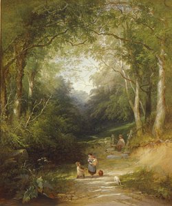 Ścieżka przez las autorstwa Edwin Henry Boddington