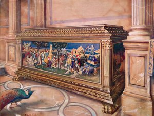 Kaseta małżeństwa lub Cassone. Włoski autorstwa Edwin John Foley