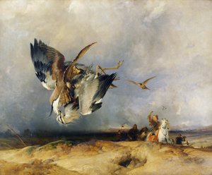 Hawking w dawnych czasach autorstwa Edwin Landseer
