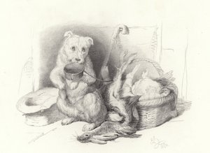 Żebrak autorstwa Edwin Landseer