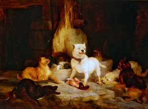 Król zamku (olej na desce) autorstwa Edwin Landseer