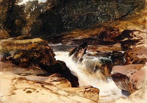 „The Gartness”, Drymen, Stirlingshire, c.1830 (olej na panelu) autorstwa Edwin Landseer