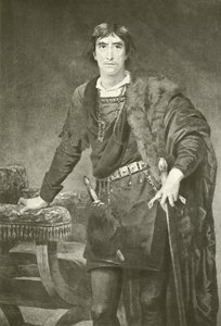 Pan Henry Irving jako Hamlet (wklęsłodruk) autorstwa Edwin Longsden Long
