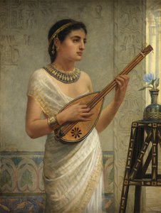 Grający na mandolinie, 1886