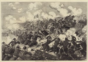 Szturm na Malakhoff przez Francuzów autorstwa Edwin Thomas Dolby
