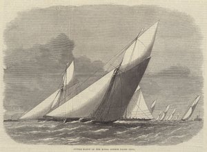Cutter Match Royal London Yacht Club autorstwa Edwin Weedon