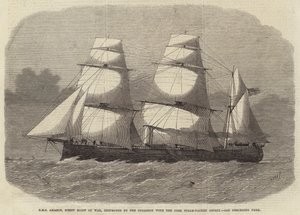 HMS Amazon, Screw Sloop of War, zniszczony przez zderzenie z Cork Steam-Packet Osprey