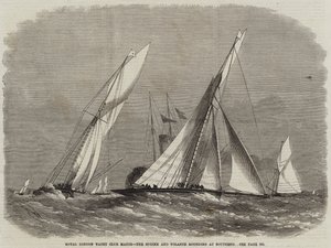 Royal London Yacht Club Match, zaokrąglenie Sphinx i Volante w Southend