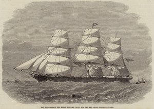 Clipper-Ship Royal Edward, zbudowany dla australijskiej linii Czerwonego Krzyża