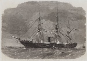 Federalny Tuscarora Sloop of War w Southampton Water