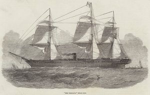 Himalajski statek parowy autorstwa Edwin Weedon