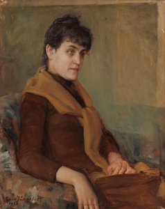 Portret zaręczynowy Saimi autorstwa Eero Järnefelt