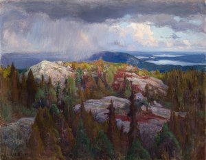 Landschaft (Krajobraz z Koli). 1918
