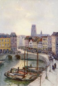 Ren: Rotterdam (kolorowa litografia) autorstwa Effie Jardine
