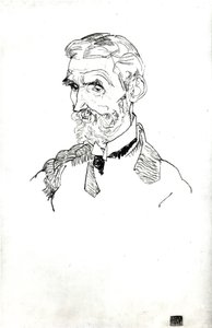 Portret teścia artysty, Johann Harms, 1915 autorstwa Egon Schiele