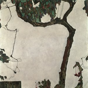 Jesienne drzewo, 1909 autorstwa Egon Schiele