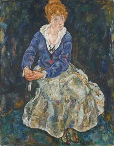 Portret żony artysty, Edith Schiele autorstwa Egon Schiele